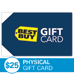 BEST BUY<sup>®</sup> $25 Physical Gift Card