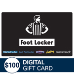 FOOT LOCKER<sup>®</sup> $100 Digital Gift Card