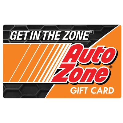 AUTOZONE<sup>&reg;</sup> $30 Physical Gift Card – Perfect for do-it-yourself car owners to shop for auto parts, car accessories and vehicle information in-store and online!
