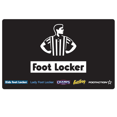 FOOT LOCKER<sup>&reg;</sup> $100 Digital Gift Card – Get in gear with athletic apparel, accessories, and fan gear for the entire family.