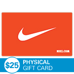 NIKE<sup>®</sup> $25 Physical Gift Card