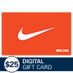 NIKE<sup>®</sup> $25 Digital Gift Card