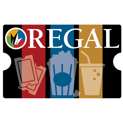 REGAL ENTERTAINMENT GROUP<sup>&reg;</sup> $30 Physical Gift Card – Use this card to go see the latest major motion picture!