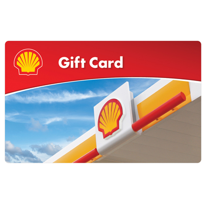 SHELL GAS<sup>&reg;</sup> $100 Physical Gift Card – Perfect for people who are always on the go.