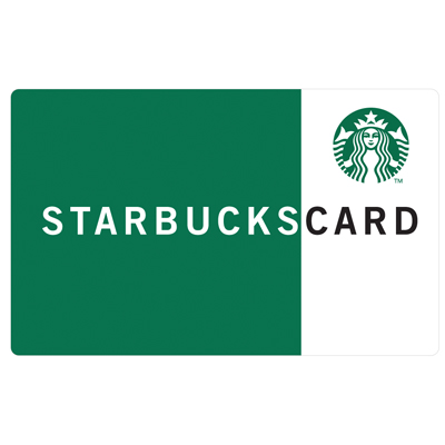 STARBUCKS<sup>&reg;</sup> $30 Physical Gift Card – Treat yourself to hot or cold drinks, snacks, gifts and more!